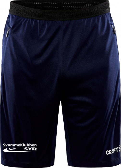 Craft - Sydswim Shorts With Pockets Kids - Marineblauw & zwart