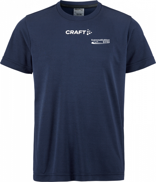 Craft - Sydswim Poly T-Shirt Kids - Marinblå